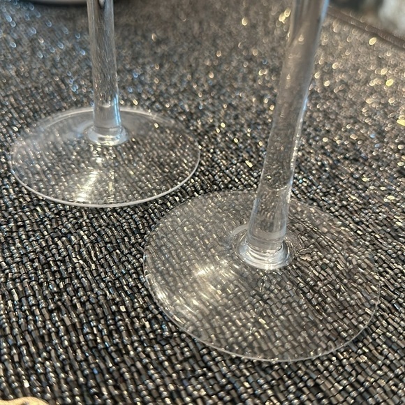 Duo of silver long stem tea light holders - Picture 5 of 5